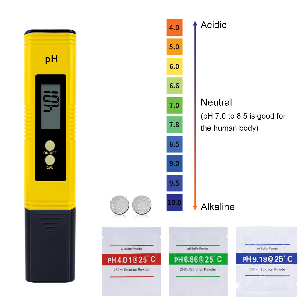 Yieryi Cập Nhật 1 Chiếc Đồng Hồ Đo Độ PH + 1 Chiếc TDS & Máy Đo Nhiệt Độ + 1 Chiếc TDS & Máy Kiểm Tra Chất Lượng Nước Đo Độ Dẫn Điện