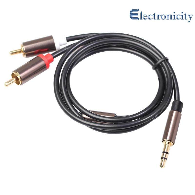 3.5 mm Jack to 2 RCA Audio Cable 1/8 inch Male to 2RCA Male Splitter Cord for DVD Speaker Singapore