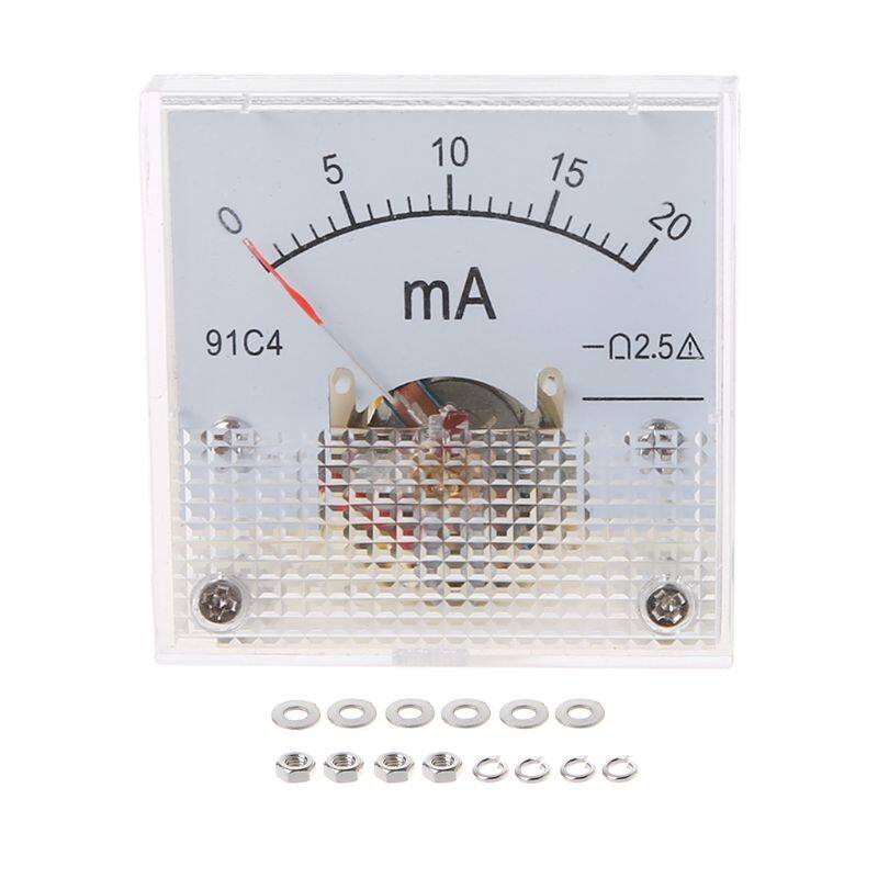 Ampe Kế 91C4 Đồng Hồ Đo Dòng Điện Tương Tự Một Chiều, Con Trỏ Cơ Học Loại 1/2/3/5/10/20/30/50/100/200/300/500mA A