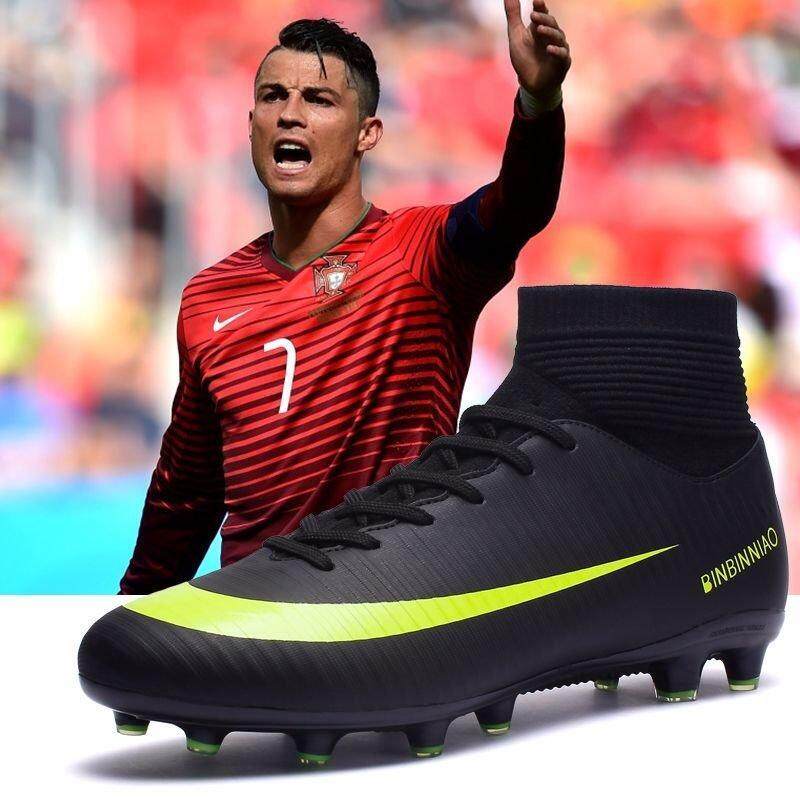 Professional Stud Shoes Artificial Grass Soccer Shoes Sports Footwear Football Shoes（FG / AG ขนาด 35-45） รองเท้าสตั๊ดมืออาชีพหญ้าเทียมรองเท้าฟุตบอลกีฬารองเท้าฟุตบอลรองเท้าสำหรับผู้ชายและเด็ก รองเท้า ส ตั๊ ด รองเท้า ฟุต ซอ ล