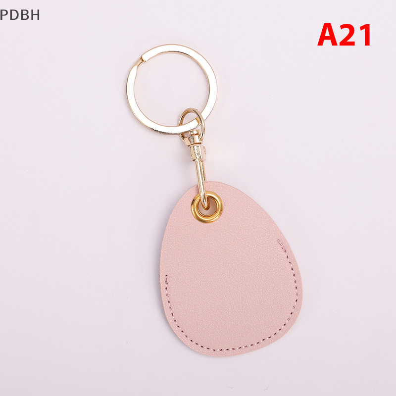 Flash Sale Leather access card holder, water drop keychain, bus card elevator induction protective cover