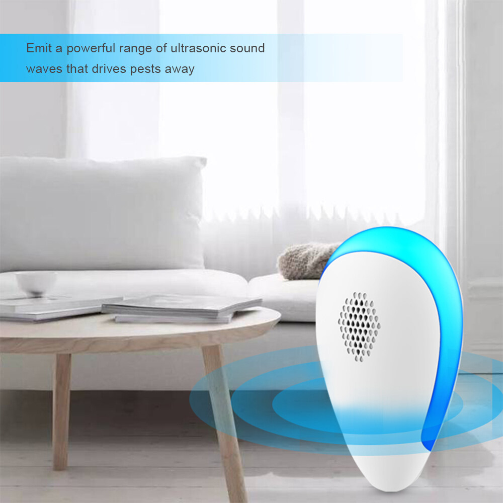 Ultrasonic Mosquito Repeller PlugandPlay Pest Repeller Variable Frequency Electronic Control