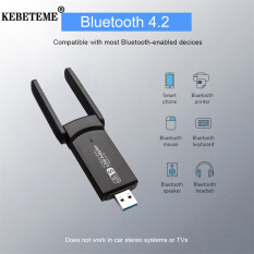KEBETEME Bộ Chuyển Đổi WIFI Bluetooth USB 3.0 1200Mbps Băng Tần Kép 5GHz 2.4GHz 802.11AC RTL8812BU Dongle Ăng Ten WIFI Card Mạng