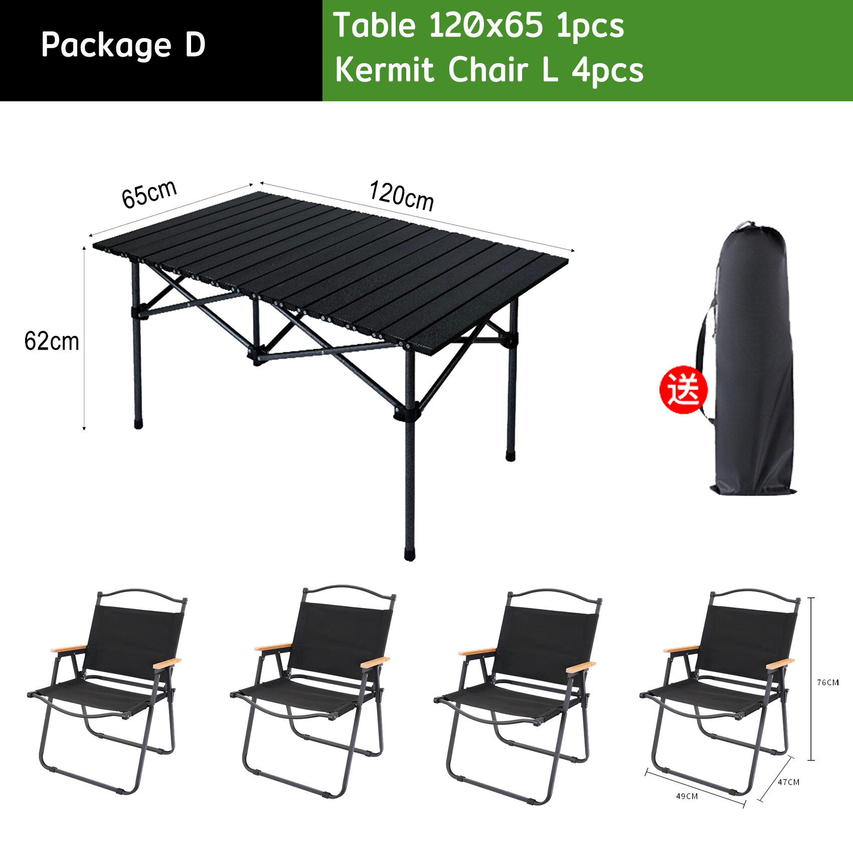 folding camping table asda