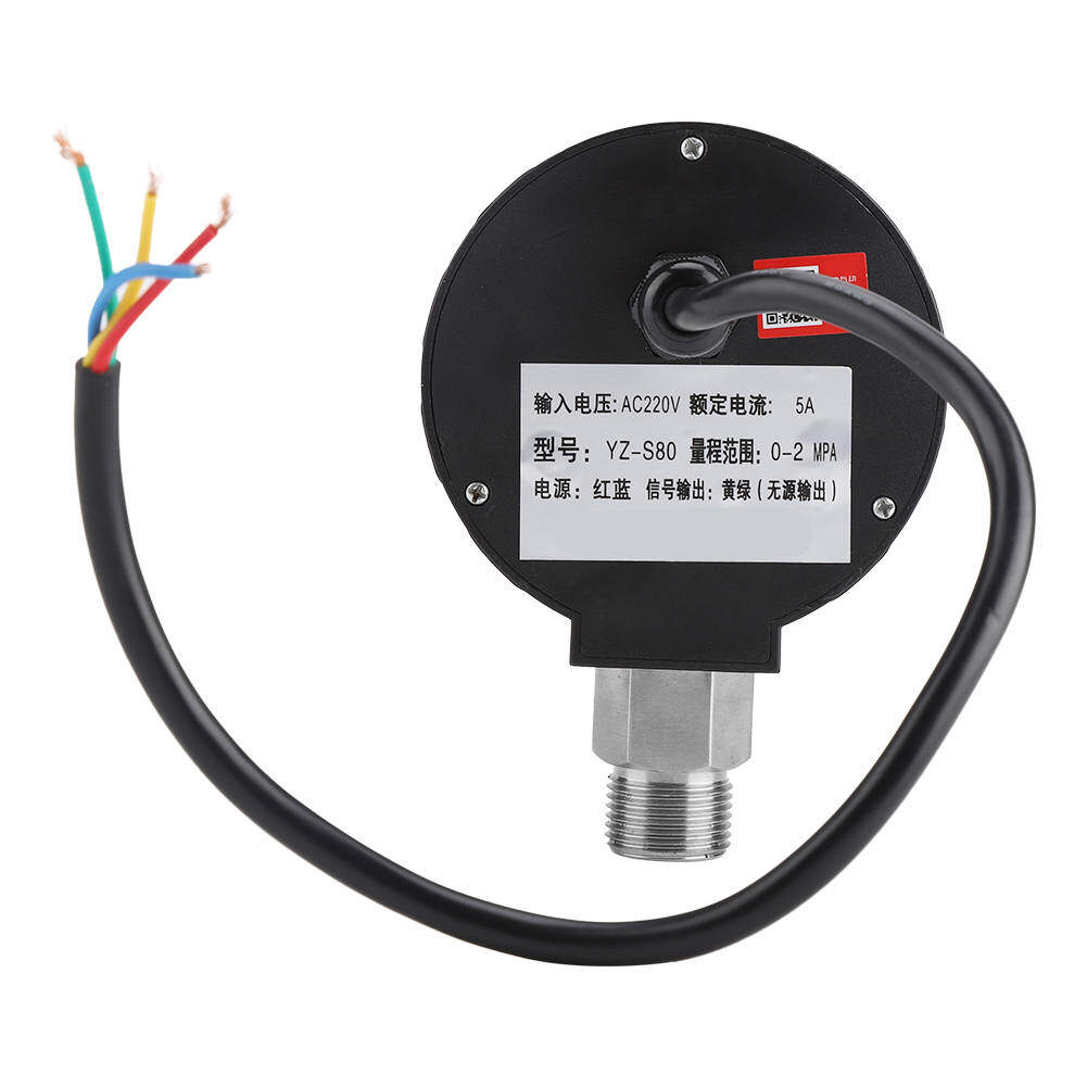 220V Digital Pressure Switch Controller 0-2Mpa 0.5%FS Accuracy Digital Pressure Controller for Water Pump Air Compressor