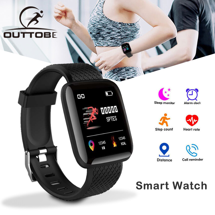 Outtobe Đồng hồ thông minh Đo nồng độ Oxy máu, theo dõi nhịp tim