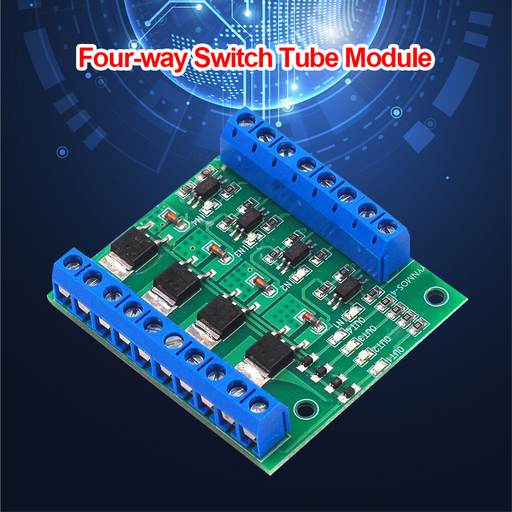 PLC Amplifier Board Driver Optocoupler 4-Channel MOS FET PLC Amplifier Board Driver Module