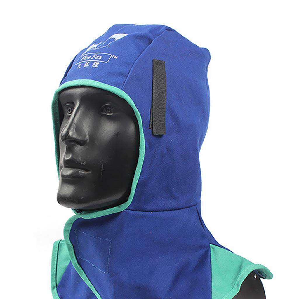 Neck Protective Helmet Head Safety Cap Flame Retardant Welding//Torching Hood