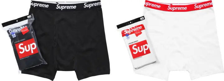 supreme hanes boxer briefs