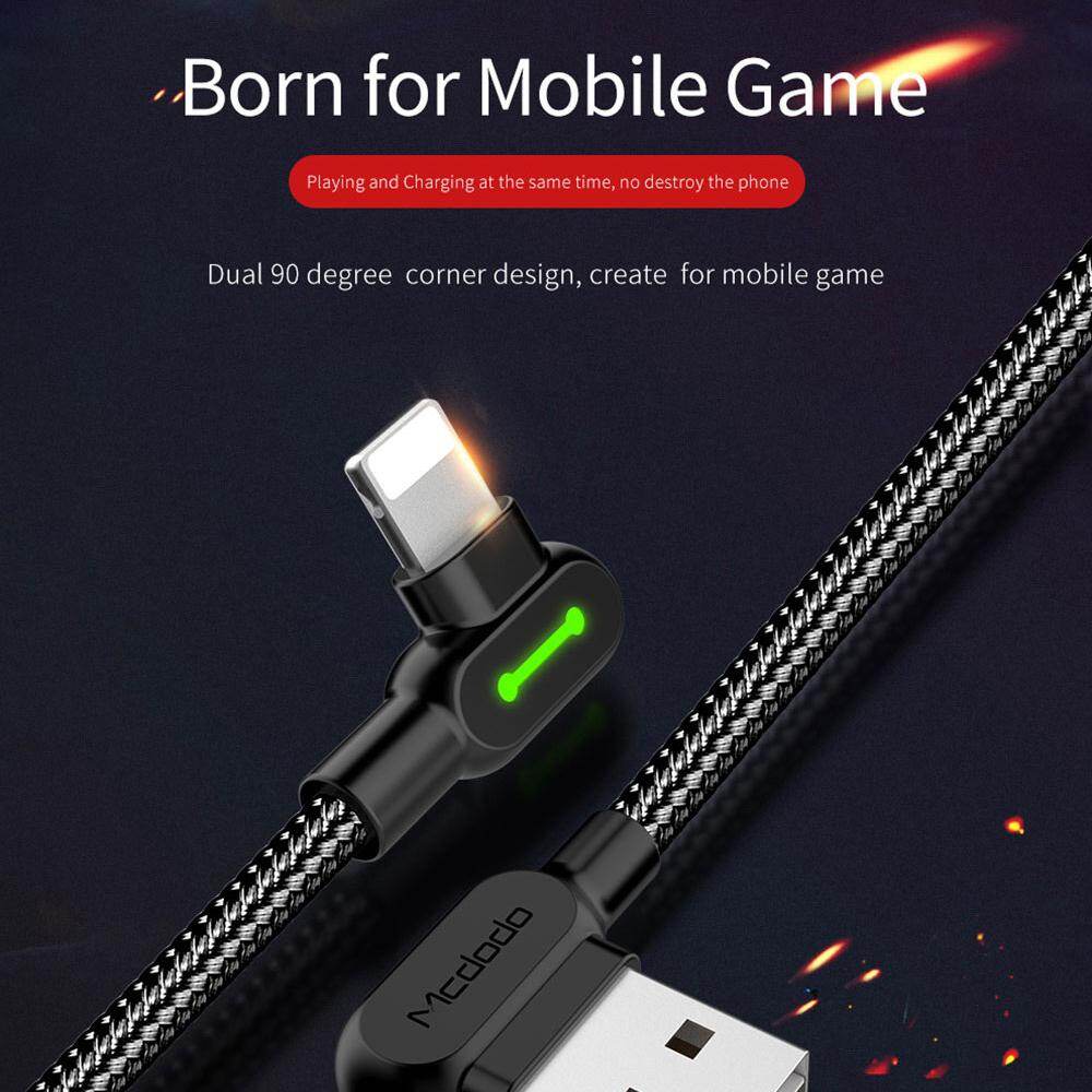 MCDODO dữ liệu USB cho iPhone cho loại C cho Micro USB 90 ° nhanh sạc USB C dữ liệu Cáp dây sạc điện thoại Android USB-C 2.4A Apple Huawei Xiaomi Samsung Oppo