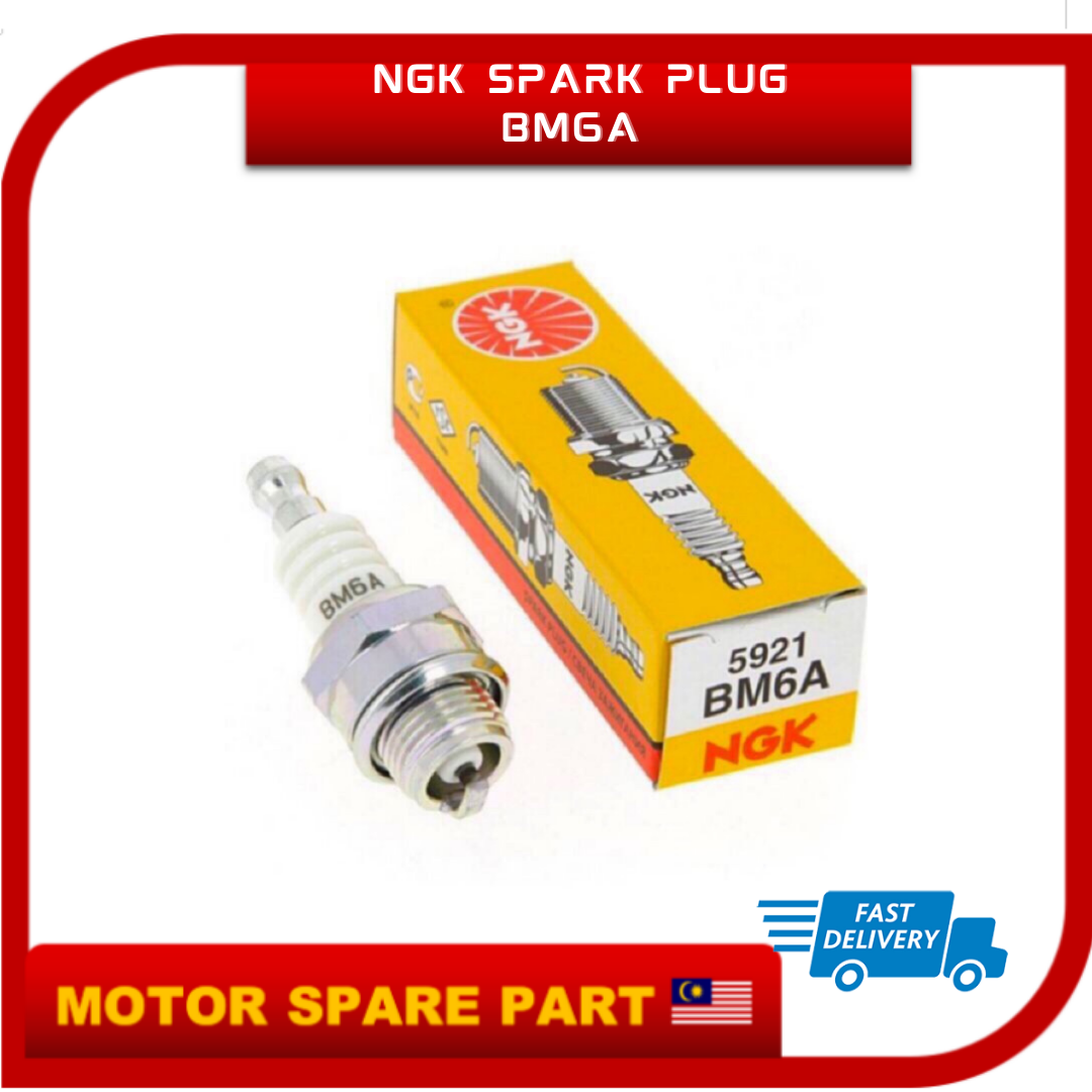 NGK Spark Plug BM6A – Stock No: 5921 – Single, Genuine Japan