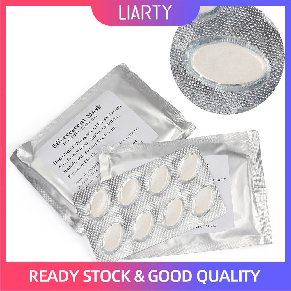 Liarty 8/32PCS DIY Facial Tự Động M Yêu Cầu, Cho Máy Tạo Chữ MAsk Viên Sủi Collagen Làm Trắng Dưỡng Ẩm Chống Lão Hóa Nếp Nhăn