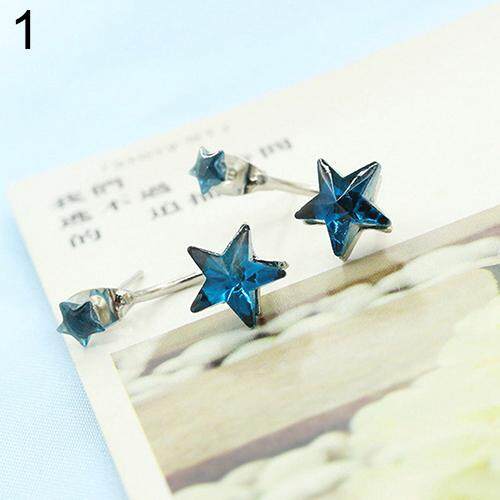 Giá bán Phụ Nữ Dễ Thương Phong Cách Hàn Quốc Tai Sang Trọng Hợp Kim Bông Tai Ngôi Sao Tai Áo Khoác Trang Sức