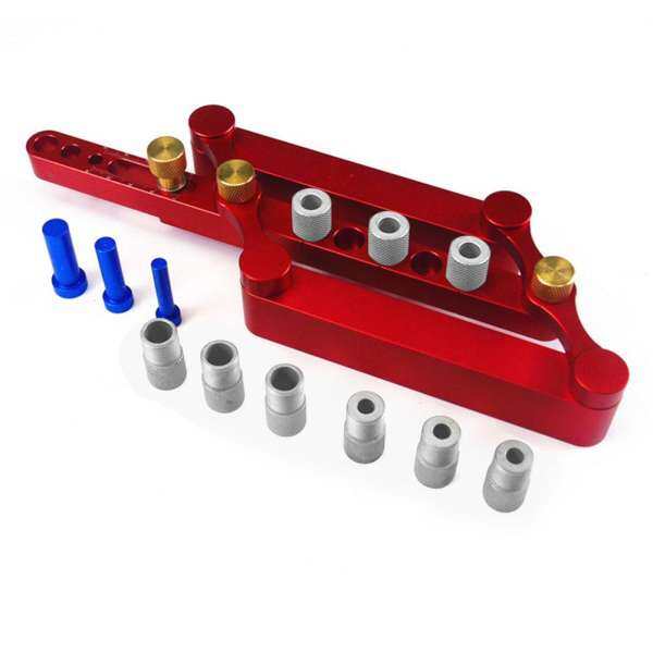 Tự Centering Khoan Với Quy Mô Định Vị Chính Xác Doweling Jig Hợp Kim Nhôm