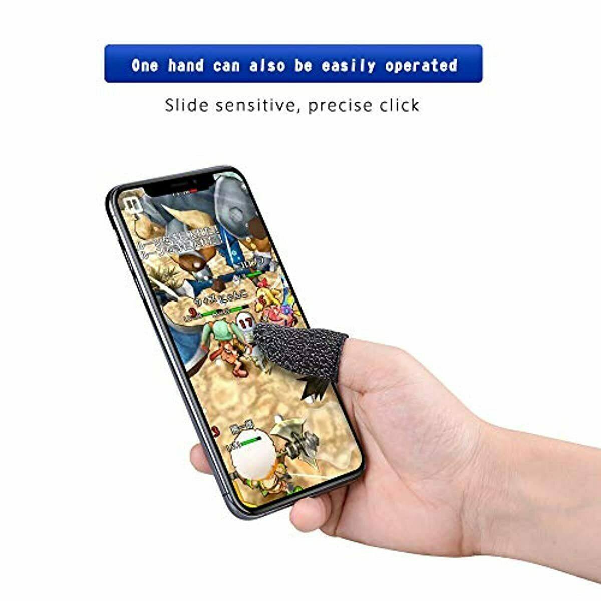 [SmartHere] 1 Cặp Bọc Ngón Tay Trò Chơi 6Pc Điều Khiển Chơi Game Màn Hình Cảm Ứng