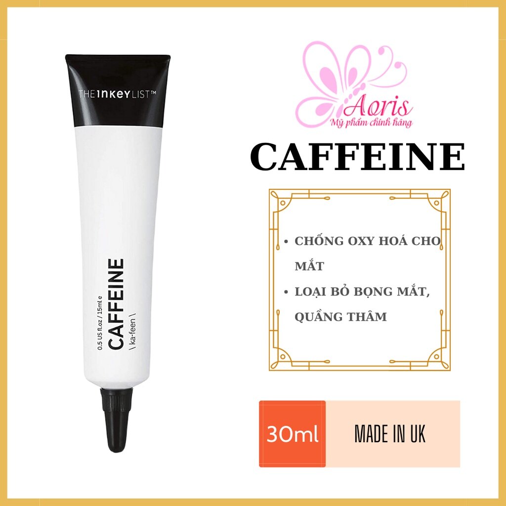Kem Mắt The Inkey List Caffeine Eye Cream - 15mL