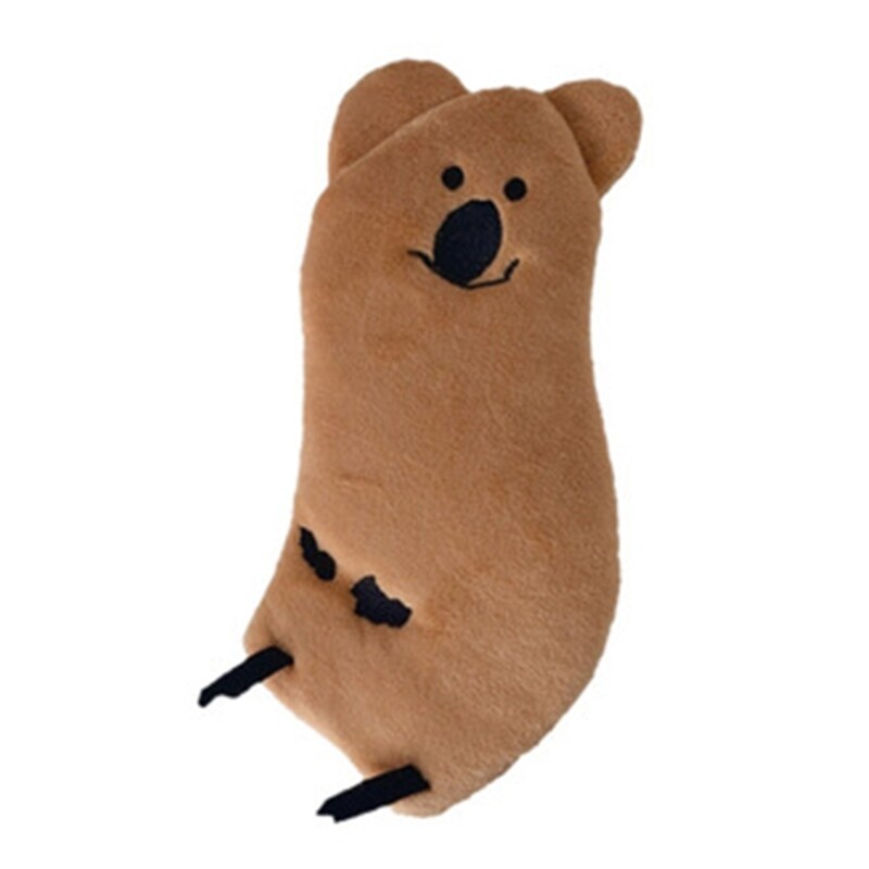 Kawaii Animal Koala Soft Plush Pencil Case Pen Bag Student Girls Portable Storage Pouch Stationery