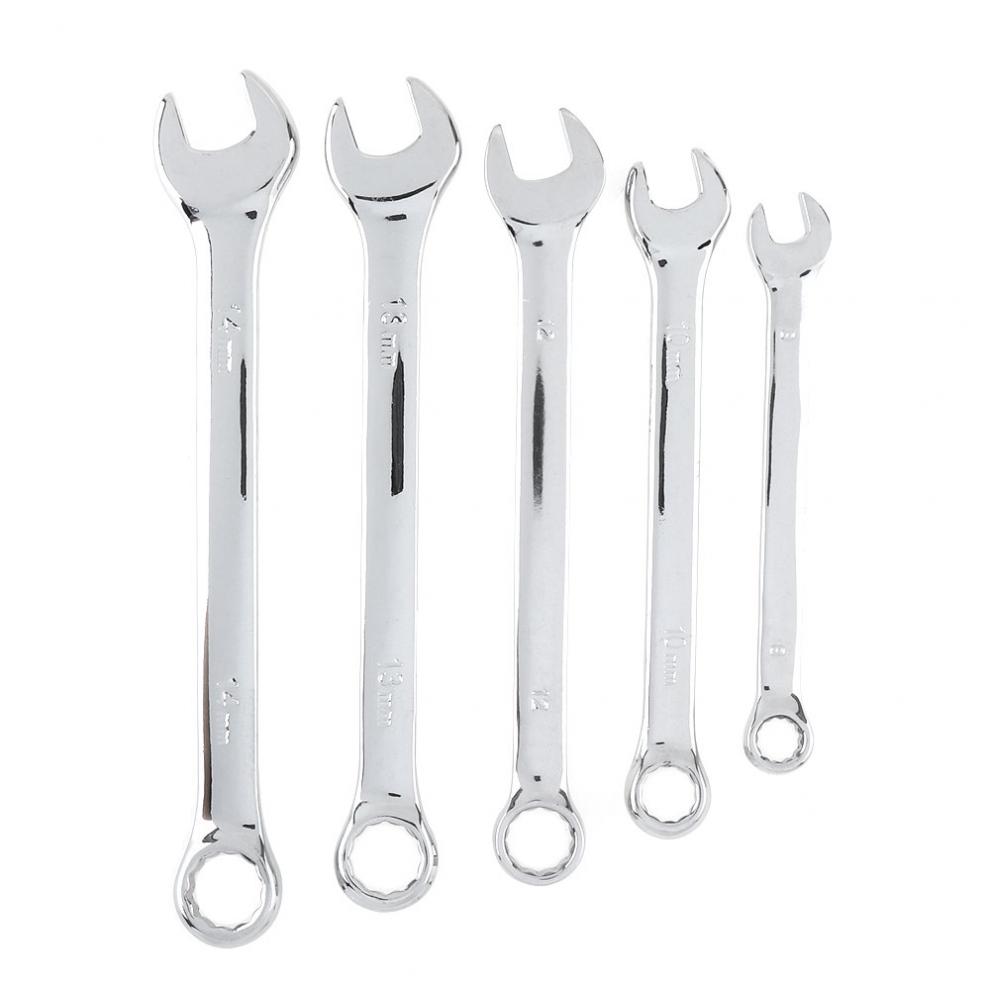 ChgImposs 5Pcs 8Mm-14Mm Kết Hợp Cờ Lê Kit, Cờ Lê Tay Cầm Bánh Cóc Hệ Mét Sử Dụng Kép