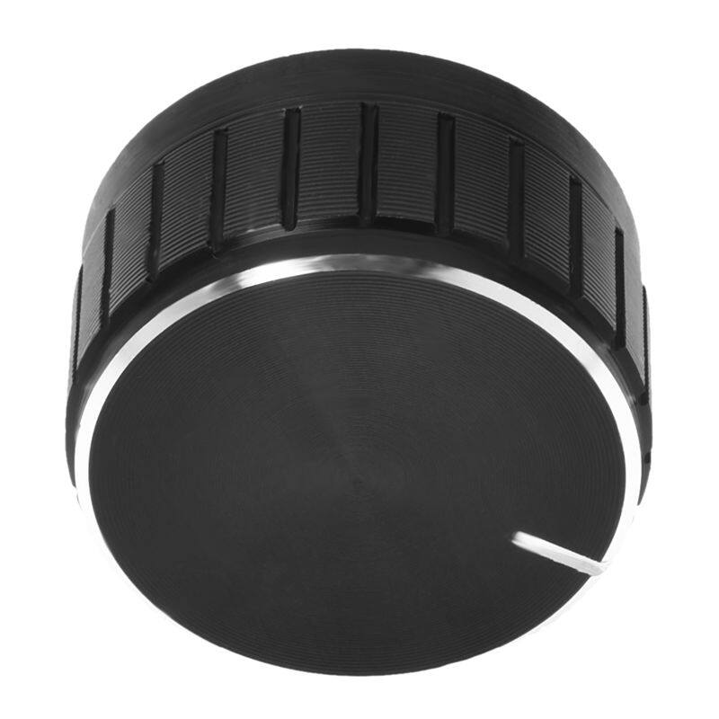 Black Aluminum Volume Control Amplifier Knob Wheel