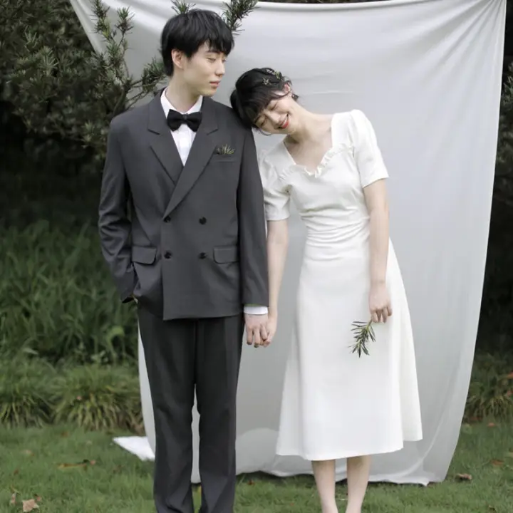 simple wedding dress for man