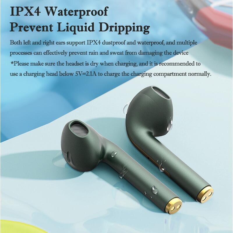J18 Wireless Headphones Bluetooth Earphone Touch Control Earbuds In Ear Headset