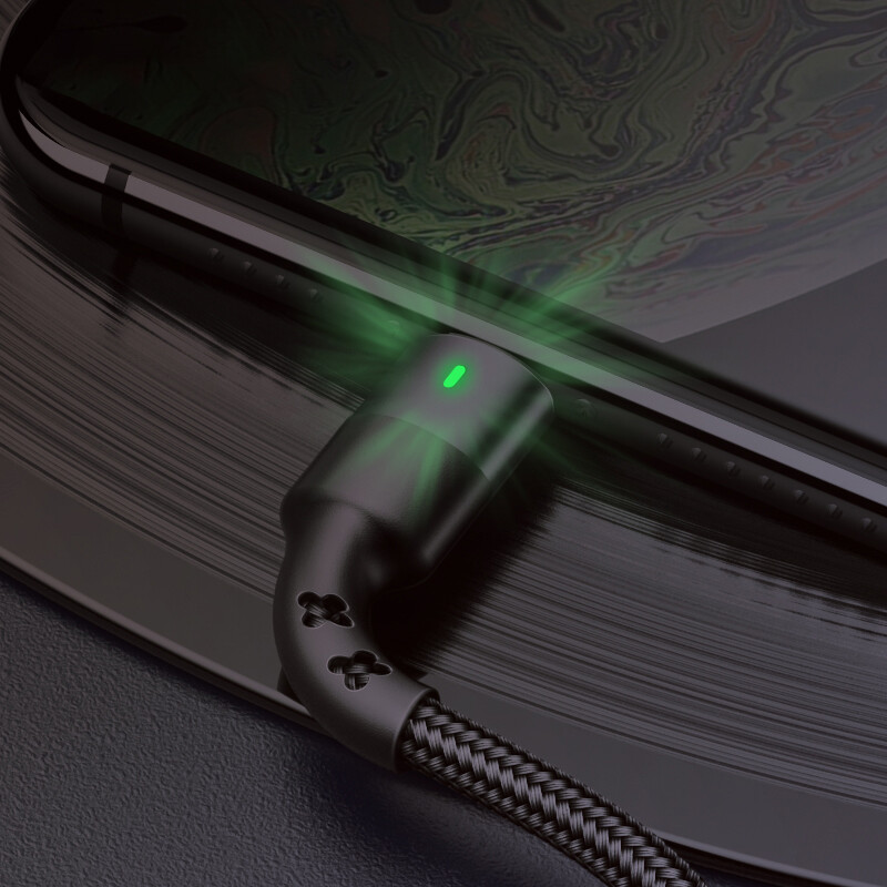USAMS Lightning Cable cho iPhone Sạc nhanh 2A USB sang Lightning Cable Dây bện cho iPhone 6/7/8/iPhone X XS XR/iPhone 11 12 13 14 pro max
