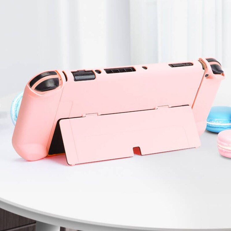Nintendo Switch Ốp Cứng Bảo Vệ OLED Ốp Điều Khiển Joy Con Vỏ Bọc Toàn Bộ 5 Món Cho NS OLED Phụ Kiện