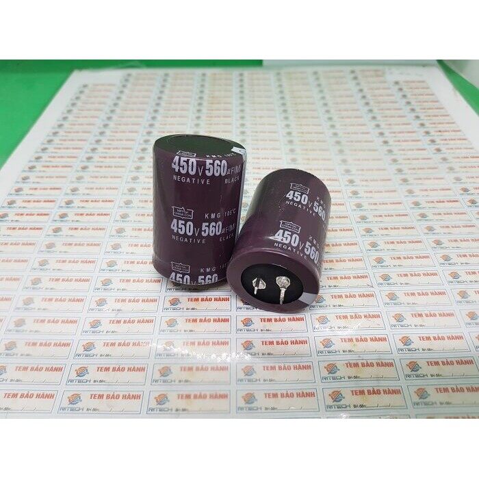 Tụ hóa nippon 450v-560uf kích thước 35x50mm tháo máy