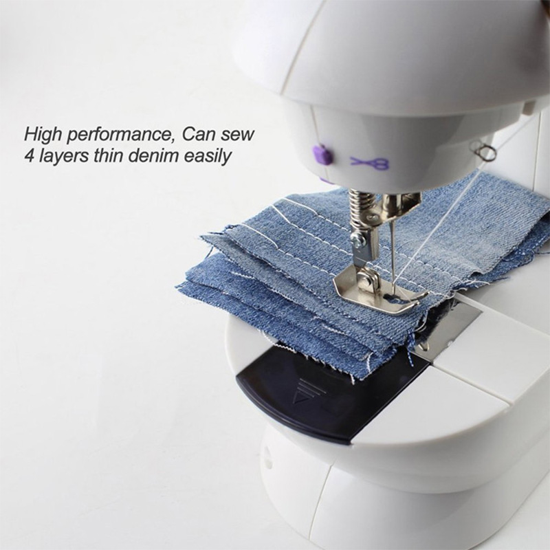 SADA Sewing machine 202A with light home electric mini small eating thick pedal sewing machine clothes car