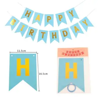 13pcs Happy Birthday Letter Balloons 16inch Foil Ballons Birthday