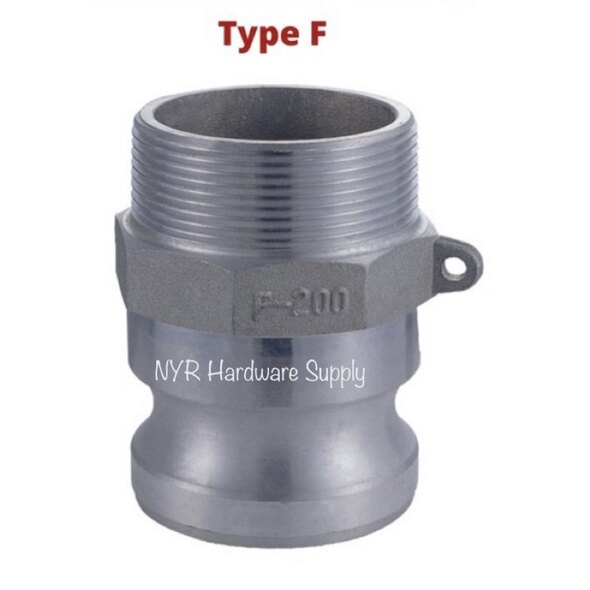 Aluminium Camlock 2” BSPT Thread Quick Coupling Coupler / Part A B C D ...
