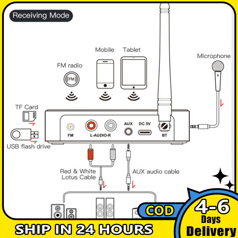 🔥100%Authentic🔥M9 Pro Bluetooth-compatible 5.1 Audio Receiver Transmitter 3.5mm Auxiliary Wireless Music Adapter FM Radio Player【Return within 15 days】