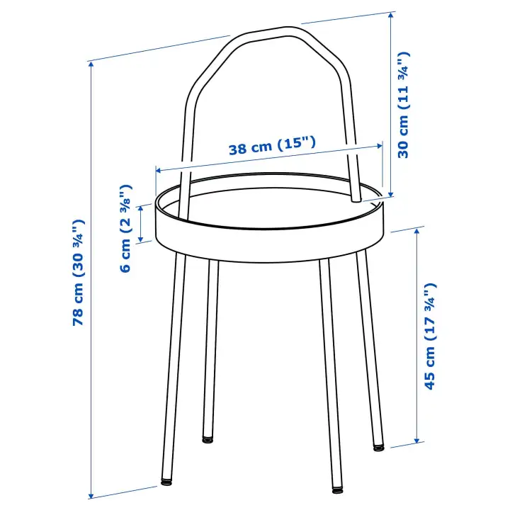 Burvik Ikea Side Table Furniture Tables Chairs On Carousell