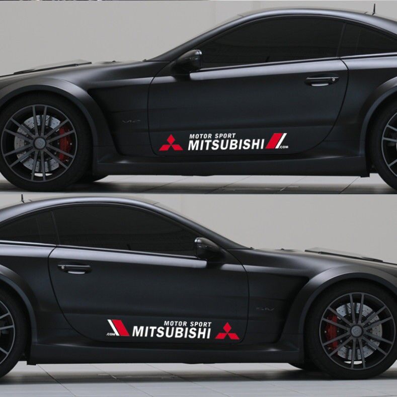 For Mitsubishi Car Decoration Scratch Blocking Sticker
