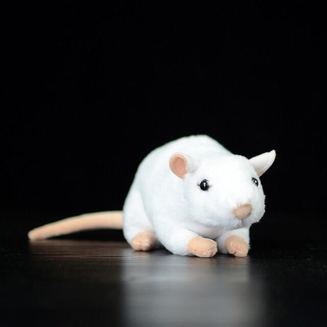 17 Long Soft Real Life Small Grey Rat Mouse Plush Toy Lifelike Mice Stuffed Animals Toys Dolls