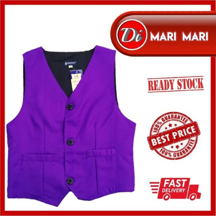 DIMARIMARI - Vest Sekolah Ungu (Purple) | Lazada