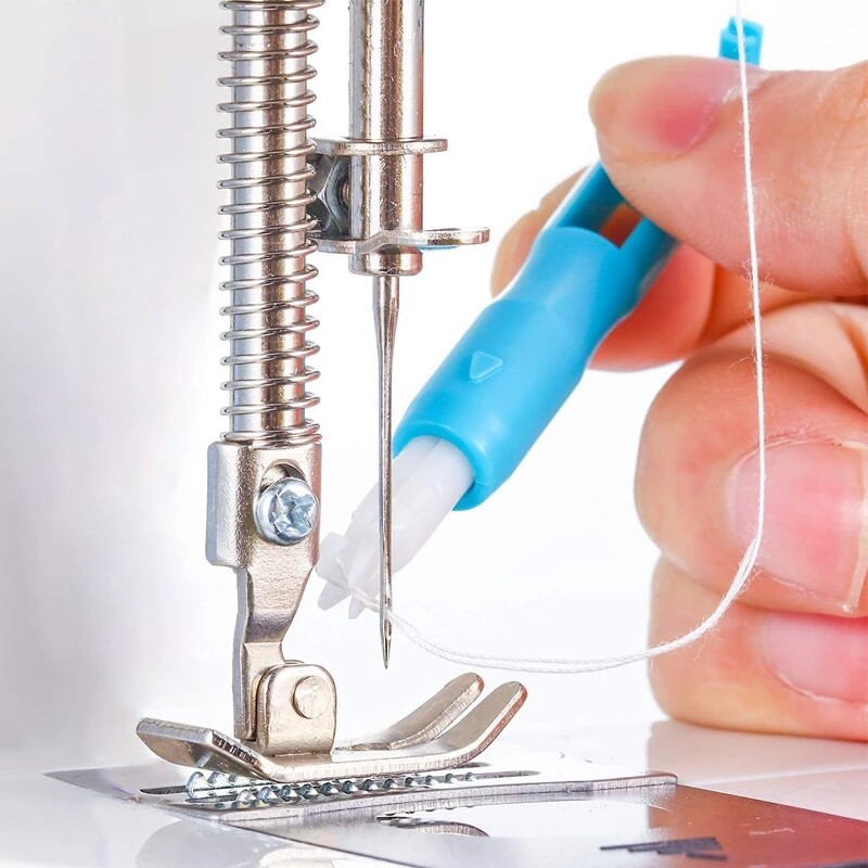 Thiết Bị Ren Tự Động Máy May Gia Đình Bộ Đổi Dây Dẫn Kim Giữ May Nhanh Dụng Cụ May Mặc Chắc Chắn