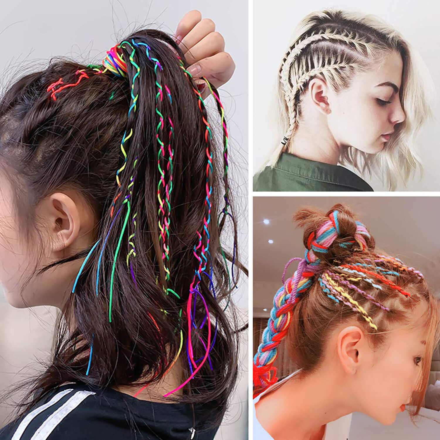 6 Locking Craft Including Weaving Braid Hair Tool Set Hook Dreadlock Crochet