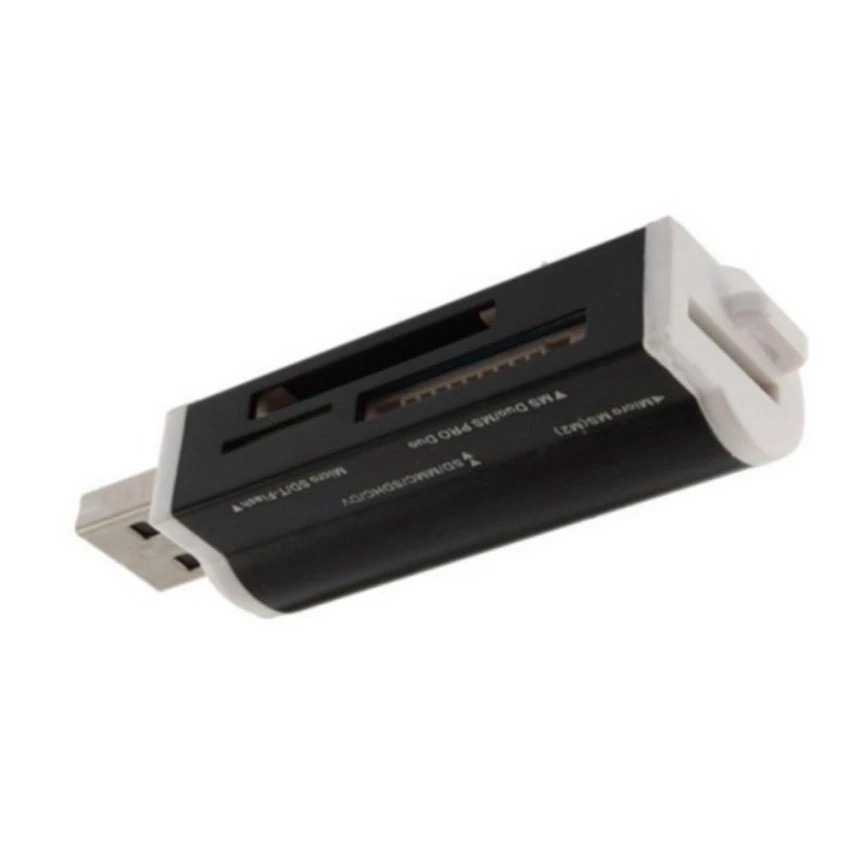 Đầu Đọc Thẻ Nhớ Mini Di Động VAORLO, Đầu Đọc Thẻ Nhớ USB 2.0 Đa Năng Cho Micro SD/TF M2 MMC SDHC MS