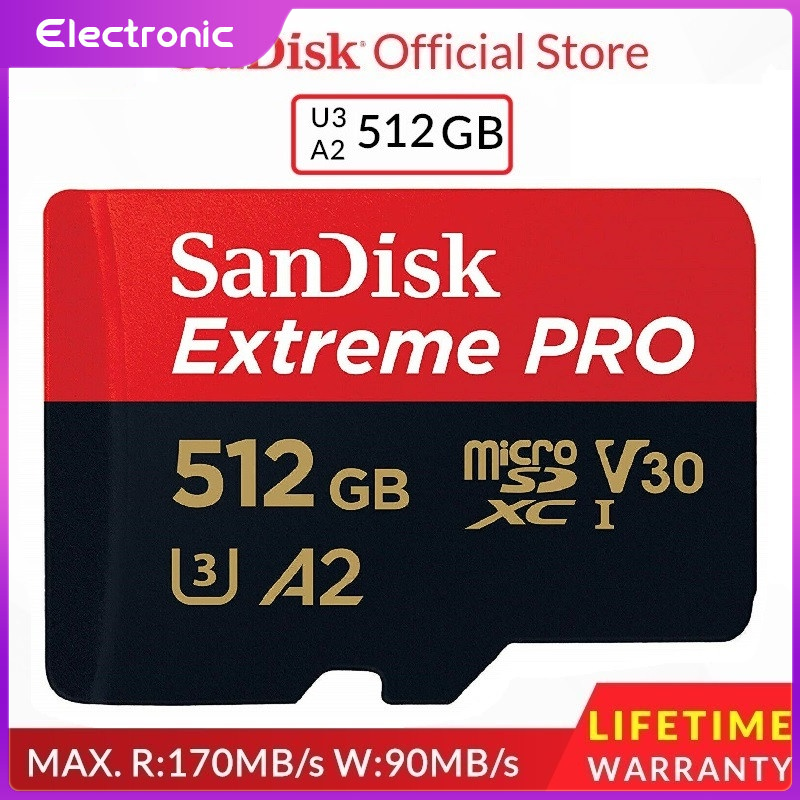 Thẻ Nhớ Sandisk Extreme Pro Thẻ SD U3 128GB 32GB 64GB 256GB 512GB C10 A2