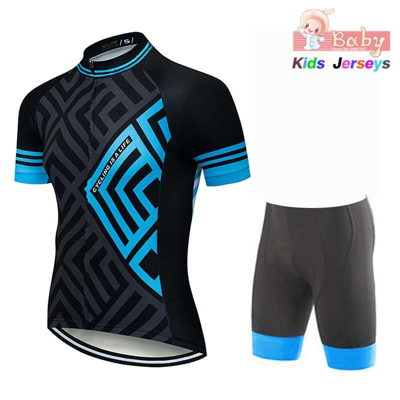 SUREA Summer Black Cycling Jersey with Shorts Suit For men Bike Clothes Set Quick Dry and Breathable