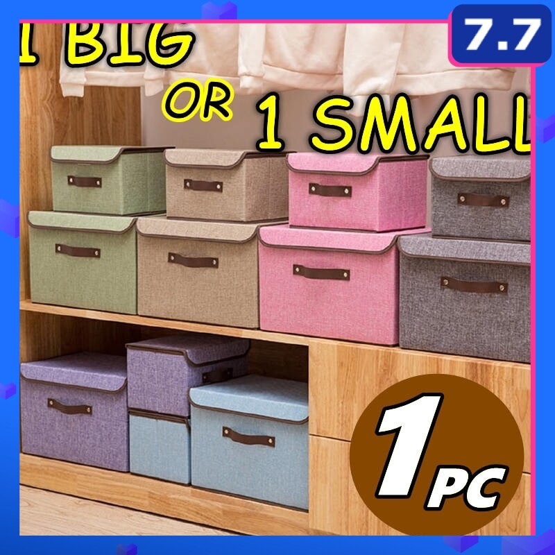 Big or Small Storage Box Foldable Wardrobe Linen Storage Box Clothes