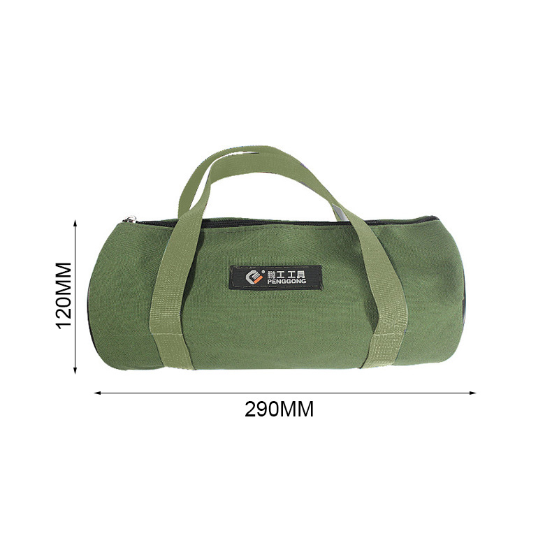 Manooby Durable Thicker Canvas Tool Pouch for Electrical Tool Storage Organizer Bag