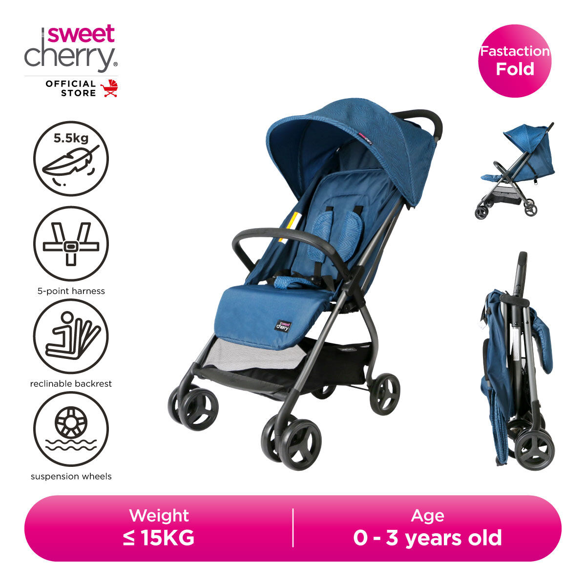 Sweet cherry cheap s507 akira stroller