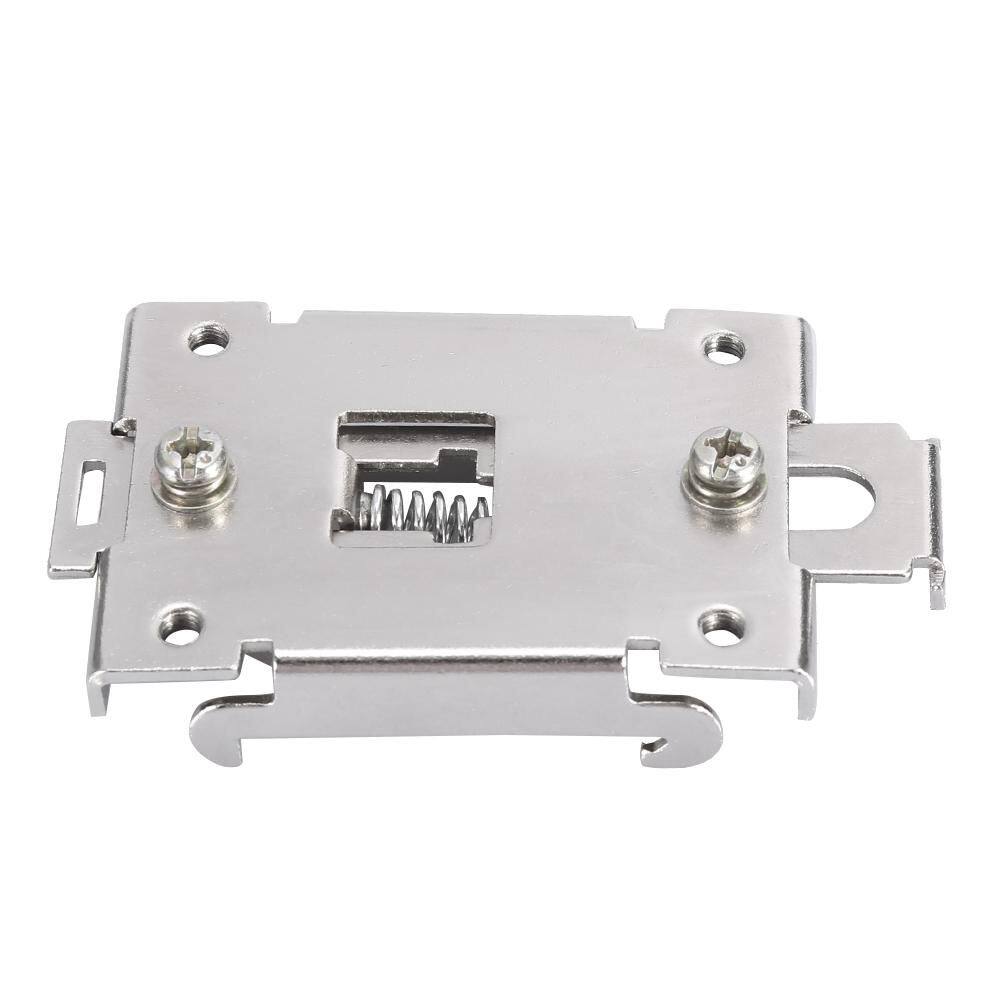 1PCS DIN rail fixed clip 35MM DIN Rail Fixed Solid State Relay Clip DIN Rail Mounting accessories Clamp With 2 Mounting Screws