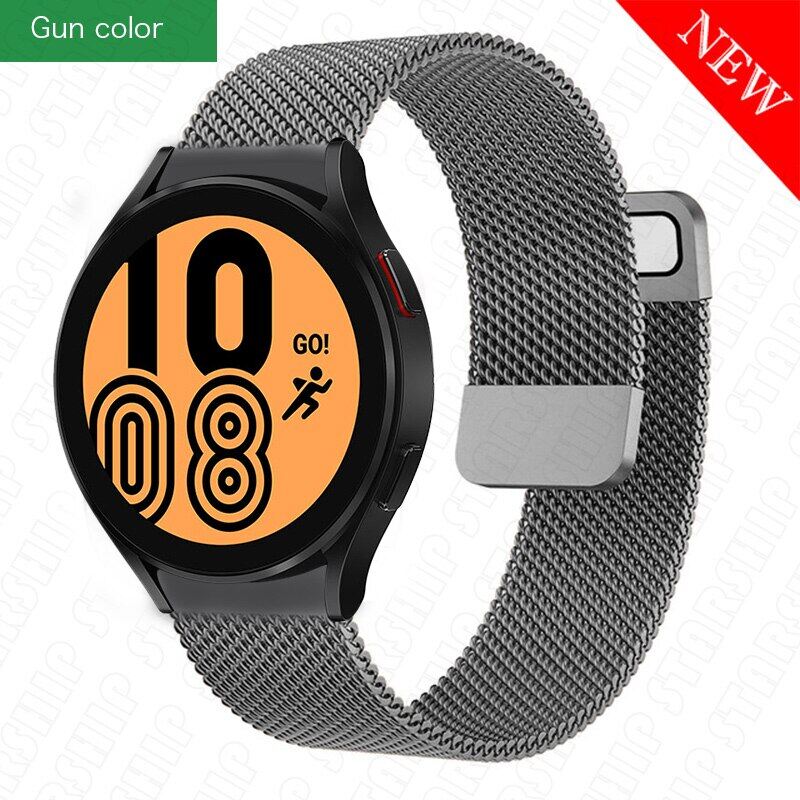 20mm/22mm Magnetic Strap For Samsung Galaxy wacth 4/Classic/3/Active 2/46mm/42mm strap Gear S3 Frontier bracelet Huawei GT/2/Pro