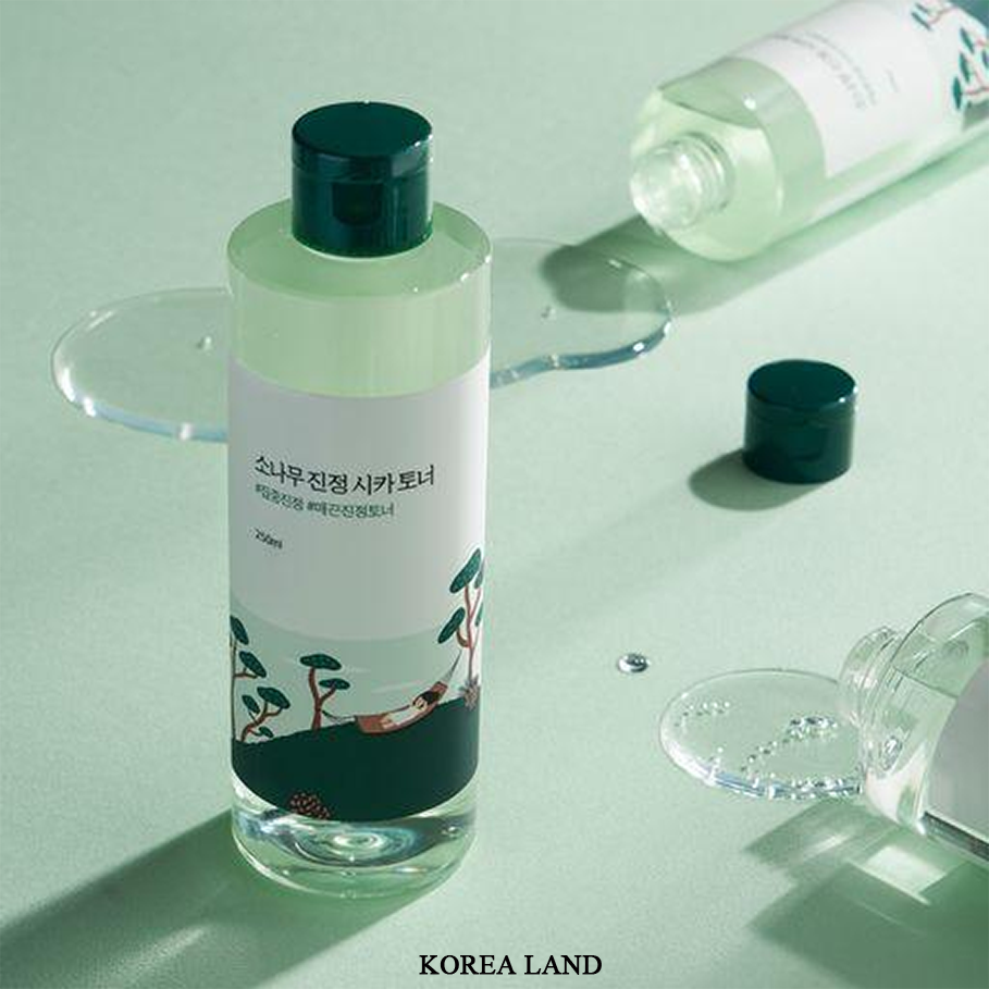 Roundlab | cây thông làm dịu cica Toner (250ml)