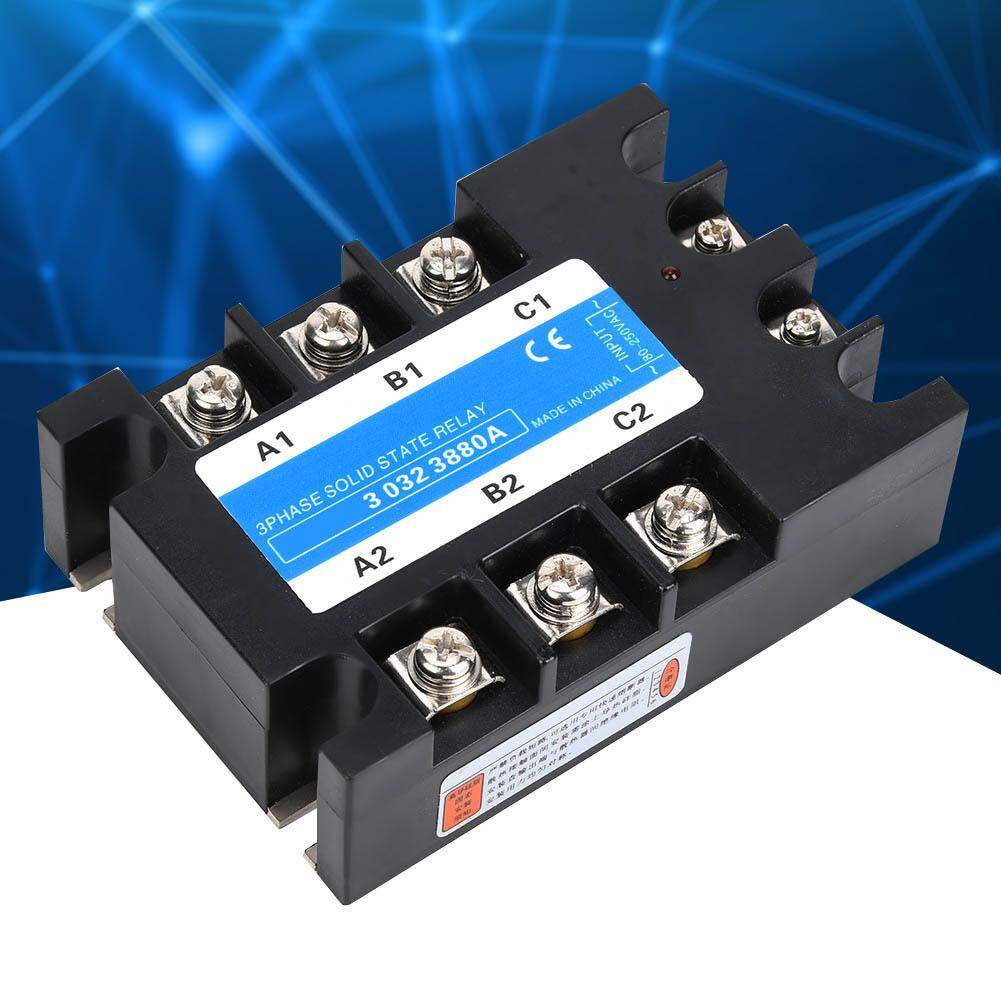 Three Phase Solid State Relay 80-250VAC Input SSR3 AC-AC Electrical Equipment for CNC Machinery
