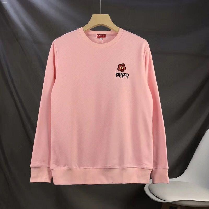 Kenzo 2023 New Autumn And Winter Black And Red Tiger Head Embroidered Sweatshirts For Men And Women Round Neck Pullover Cotton Terry Tops For Couples