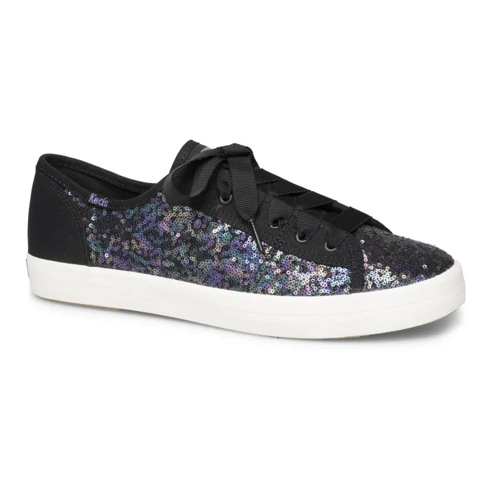 black sequin sneakers womens